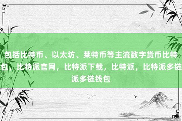 包括比特币、以太坊、莱特币等主流数字货币比特派钱包，比特派官网，比特派下载，比特派，比特派多链钱包