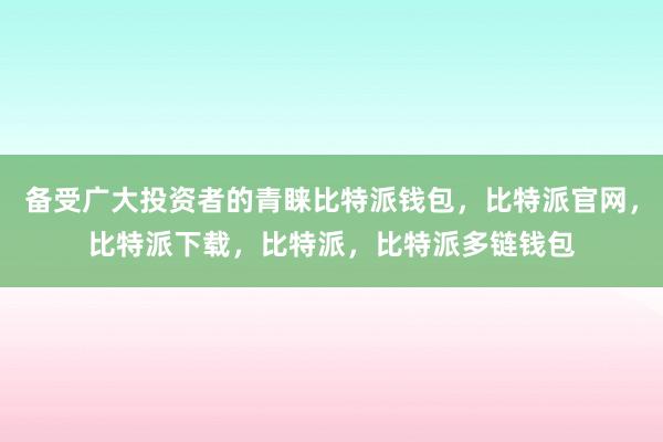 备受广大投资者的青睐比特派钱包，比特派官网，比特派下载，比特派，比特派多链钱包