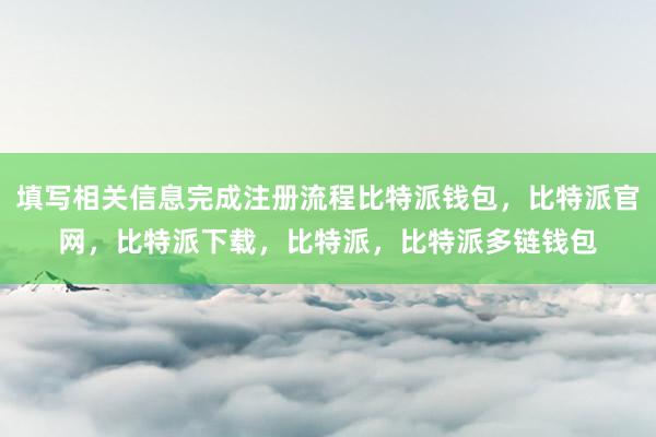 填写相关信息完成注册流程比特派钱包，比特派官网，比特派下载，比特派，比特派多链钱包