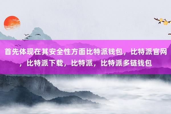 首先体现在其安全性方面比特派钱包，比特派官网，比特派下载，比特派，比特派多链钱包