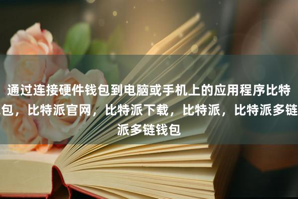 通过连接硬件钱包到电脑或手机上的应用程序比特派钱包，比特派官网，比特派下载，比特派，比特派多链钱包