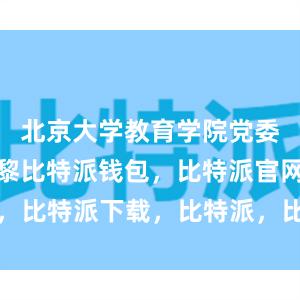 北京大学教育学院党委书记张晓黎比特派钱包，比特派官网，比特派下载，比特派，比特派多链钱包